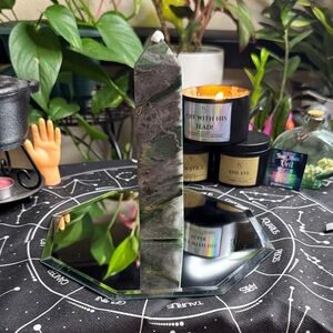 Nephrite with Wollastonite Tower